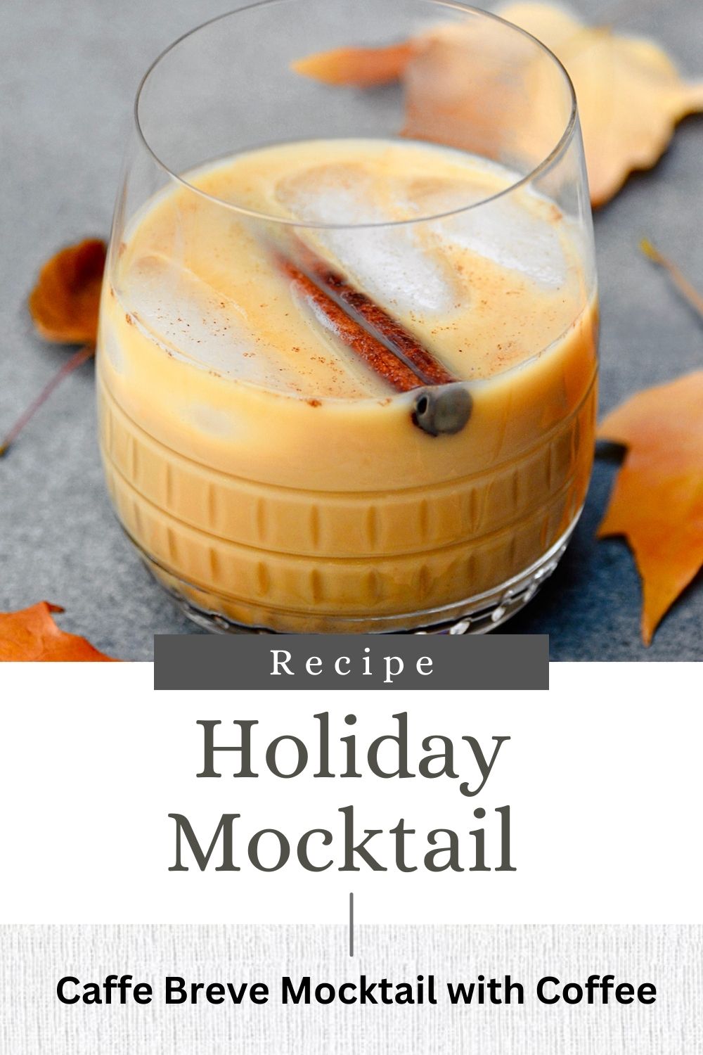 Autumn Caffe Breve Mocktail