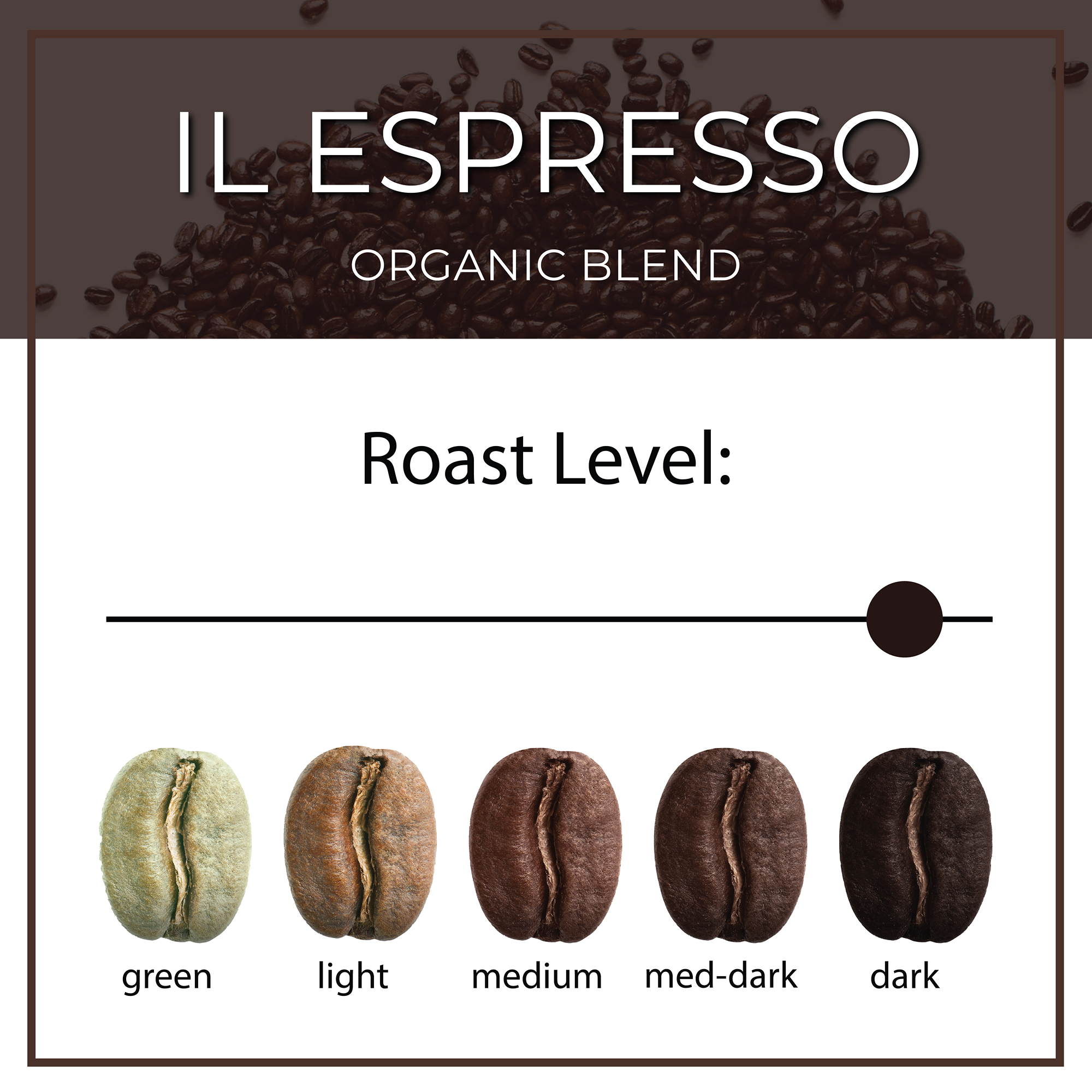 Organic Il Espresso ~ Classic Dark Roast Coffee - The Bean Coffee Company